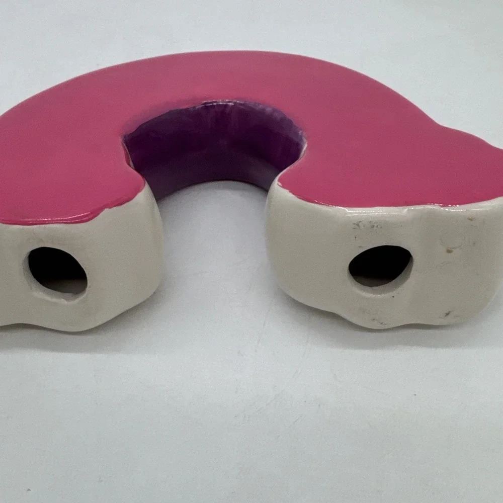 Vintage Ceramic Rainbow Book Ends Bookends 7
